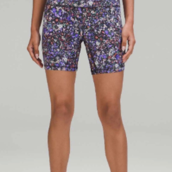 Lululemon Align High-Rise Short 6" Flower Burst Multi Size 4 - Picture 2 of 8